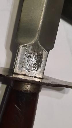 нож окопный траншейный 1 мировая Франция