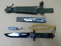 Нож H-157 Робинзон для выживания (сталь 40х13)