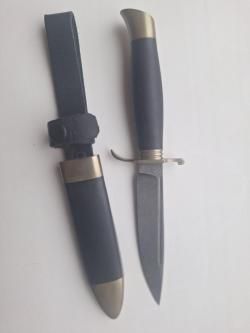 Нож из дамасской стали, финка