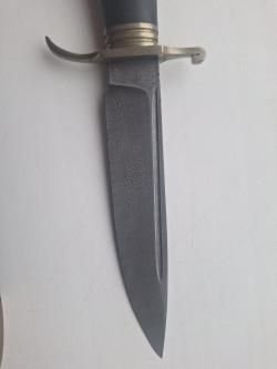 Нож из дамасской стали, финка