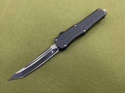 Нож кнопочный с узором на рукояти