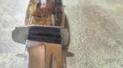 Нож с компасом на рукоятке ГДР. 