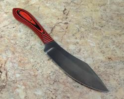 Нож кованый "Канадец-1" фултанг х12мф микарта