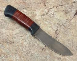Нож кованый "Канадец-3" нессмук х12мф кожа микарта