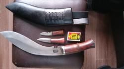 Нож Кукри изготовления в Непале.