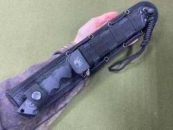 Нож M390 с узором