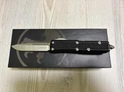 Нож Microtech Daytona S/E 124-10S, сталь M390, рукоять черный алюминий