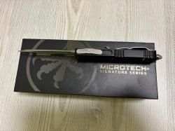 Нож Microtech Daytona S/E 124-10S, сталь M390, рукоять черный алюминий