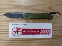 Нож Microtech knives (USA) мод. LUDT OD Green Partial 135-2 OD(зелёный)DLC п кл