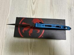 Нож Microtech SOCOM ELITE 160-1BL, сталь M390, рукоять синий алюминий