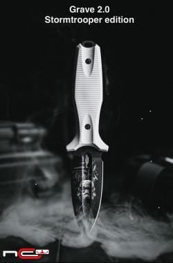 Нож NC Custom Grave 2.0 Stormtrooper edition