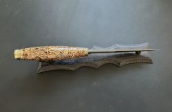 Нож охотничий Булат от ножевой мастерской "Медведь" Ворсма