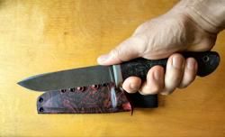 Уникальный нож. Порошковая суперсталь CPM S125V, крио закалка.