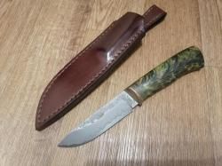 Нож охотничий кованый мастер Артём Корчагин 