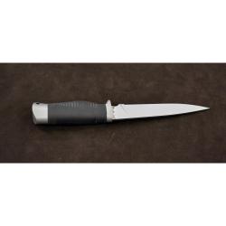 Нож охотничий "Пермяк" с резиновой ручкой (МЕЛИТА-К)