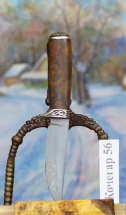 Нож Пампухи 007, углеродистый булат