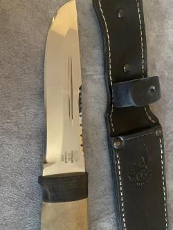 Нож «Пират» Н55, сталь ЭИ-107, рукоять: текстолит, орех