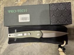 Нож Pro-Tech Newport, цвет green