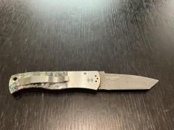 Нож Protech Emerson Custom CQC-7 Damascus Abalon