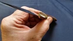 Нож ручной работы из стали VG10