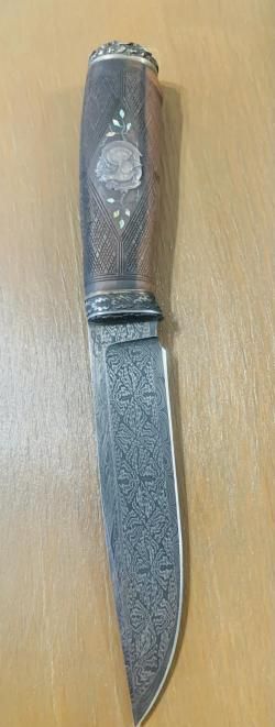 Нож ручной работы от кузнеца Пампуха И.Ю. изделие 007 
