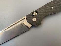 Нож Широгоров 110, Сталь М390, 3D дол, карбон
