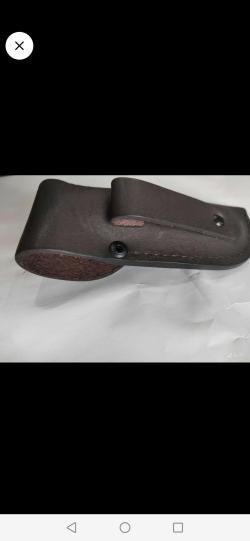 Нож складник с клинком из дамасской стали.