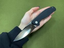 Нож складной черный Cronidur 30 EVO