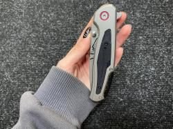 Нож складной с пауком