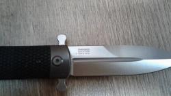 Складной нож-флиппер Adimanti Samson черный
