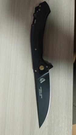 Нож складной туристический, тактический НОКС Нукер (347-780406), сталь AUS8 , рукоять G10