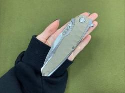 Нож складной ZT Бежевый