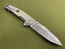 Нож складной ZT Бежевый