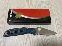 Нож Spyderco C243FPK390 Endela Blue K390