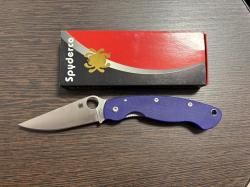 Нож Spyderco SC36GPDBL Military Dark Blue
