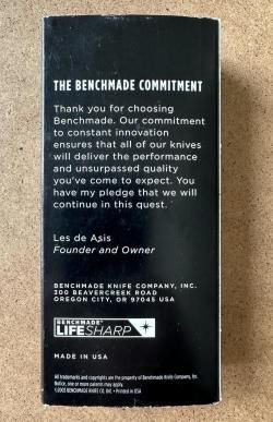 Нож Туристический Benchmade 3550 Mel Pardue Auto