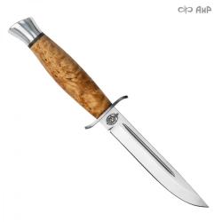 Нож туристический "Финка-2"(АИР) карельская береза, 95х18