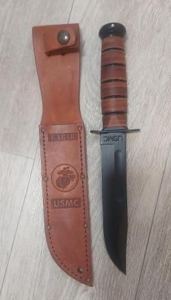 Нож выживания (боевой нож) KA - BAR 1217 USMC / OLEAN, NY. USA. Оригинал!