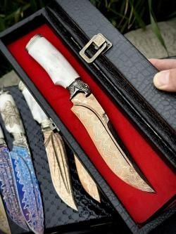 Ножи из рога лося