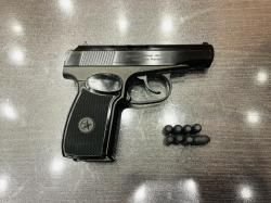 НОВЫЙ! Макет 9-мм пистолета Макарова ПМ (ММГ), мод.р-3312 (Байкал-442)