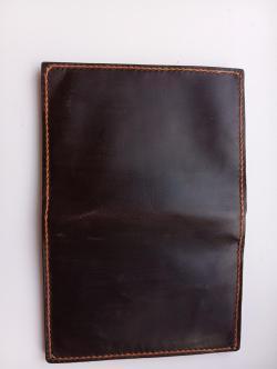 Обложка для документов охотника из натуральной кожи