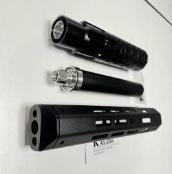 Обвес (кит) Бегемот на РСР винтовку Леший 2, 450 мм, кал. 6.35/7.62 мм, цевье гладкое