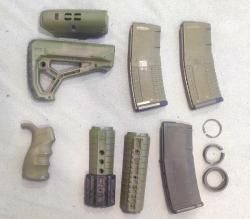 Обвесы AR-15/M4 (комплект) (Fab Defense GL-Core CP/AG-43/FGR-3/PufGun)