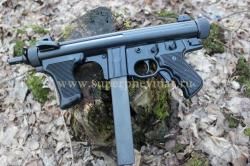 Охолощенное оружие пистолет пулемет Беретта М 12 Beretta M12 под холостой патрон 9х19 люгер от РОКа. МАГАЗИН СУПЕРПНЕВМАТ