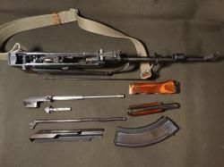 Охолощенный АКС-47 тип 2, фрезерованный, 1952 г. ВПО-925 без надписей