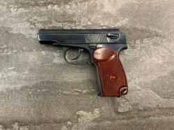 Охолощенный пистолет Макарова ПМ Р-411-02 (2021 года, холостой, 10ТК, кованый, б/у)