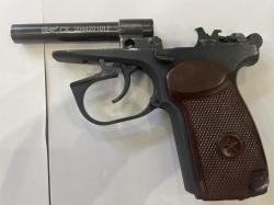 Охолощенный пистолет Макарова ПМ Р-411-02 (Кованый затвор)