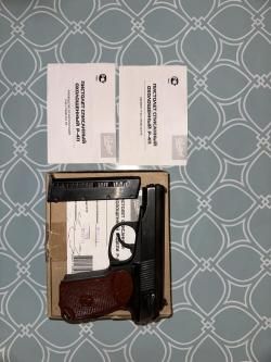 Охолощенный пистолет Макарова ПМ Р-411-02 (кованый затвор)