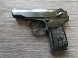 Охолощенный пистолет Макарова ПМ Р-411-02 (Кованый затвор), новый.