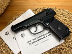 Охолощенный пистолет ПМ Р-411 (литой, 383, б/у)